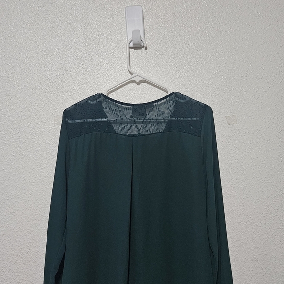 NWT Vero Moda green attitude sheer details too size large - Picture 9 of 16